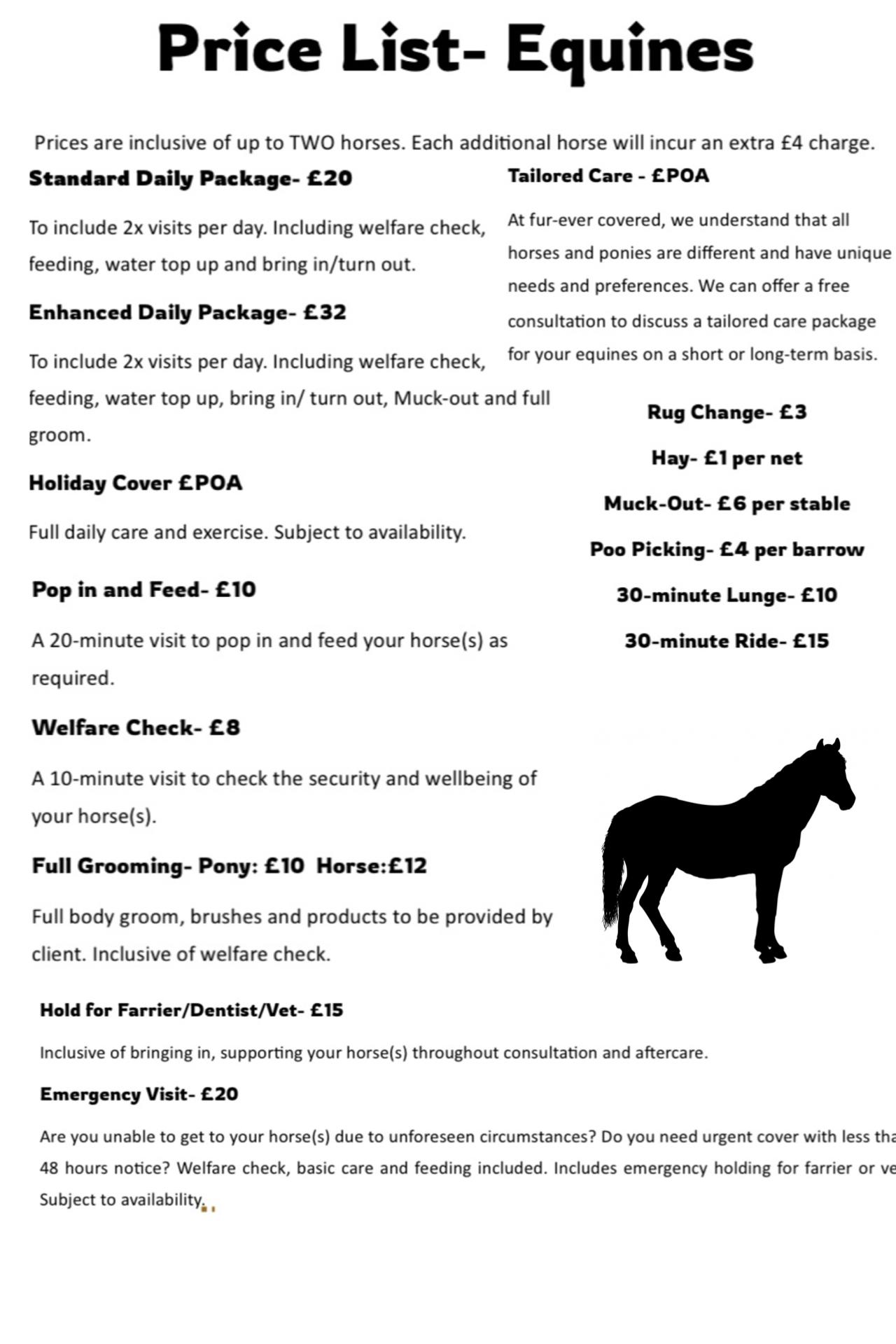 Fur-Ever Covered- Equine and Pet Care Service photo 4