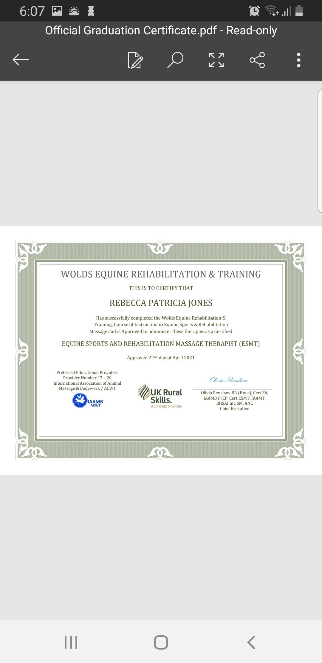 RJ Equine sports Massage photo 2