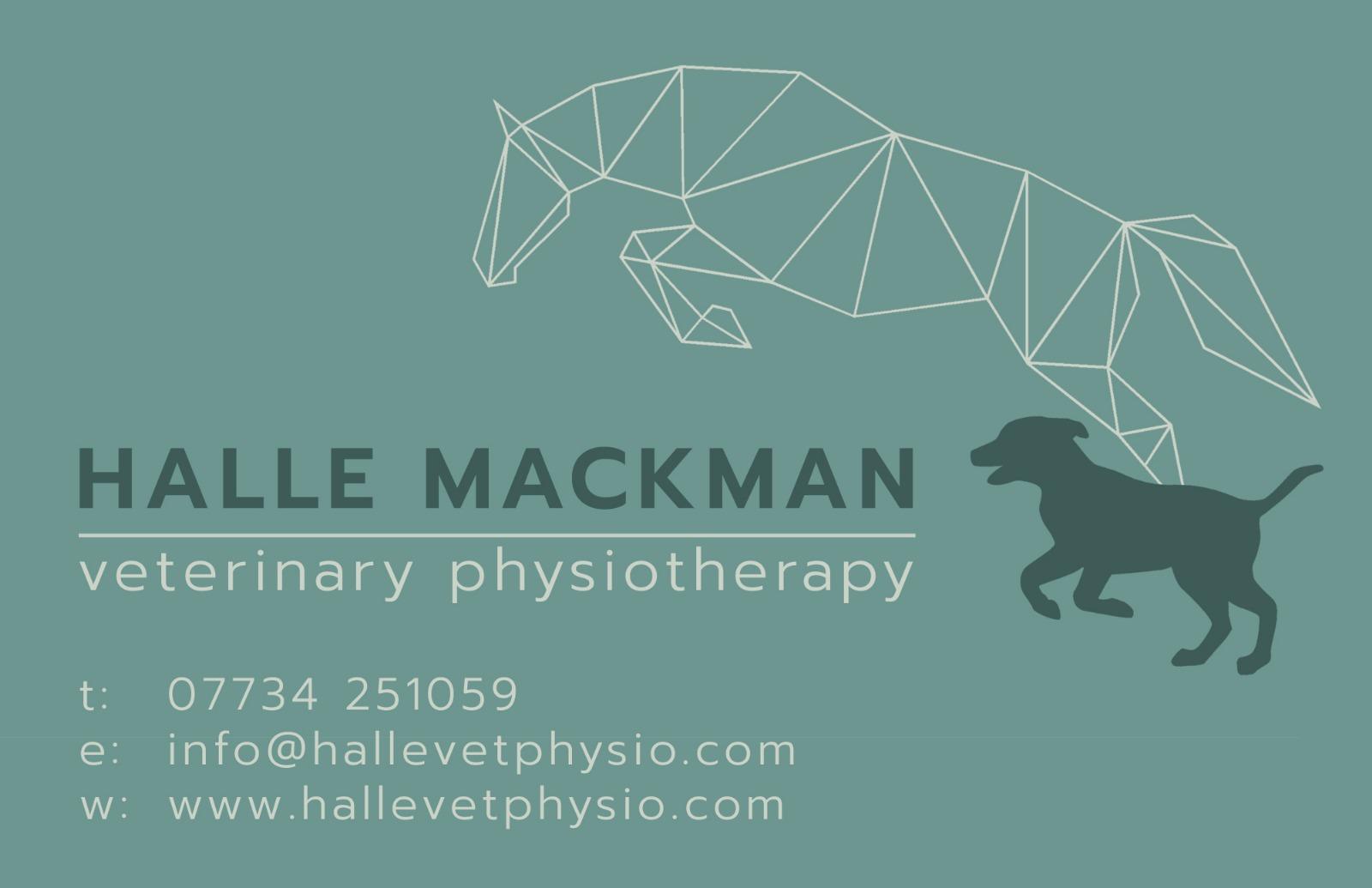 Halle Mackman Veterinary Physiotherapy