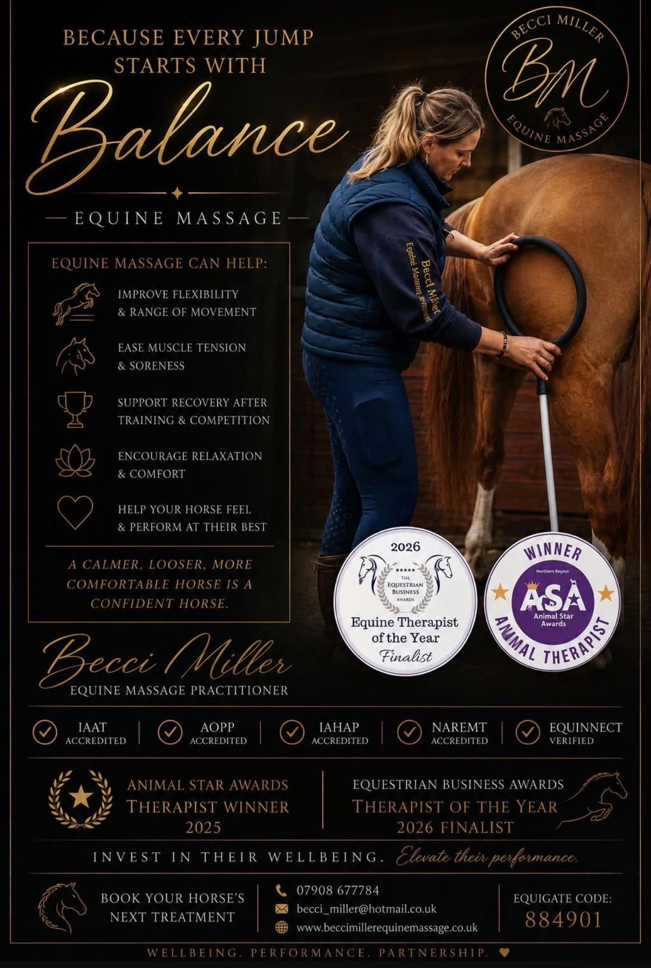 Becci Miller Equine Massage Practitioner photo 1