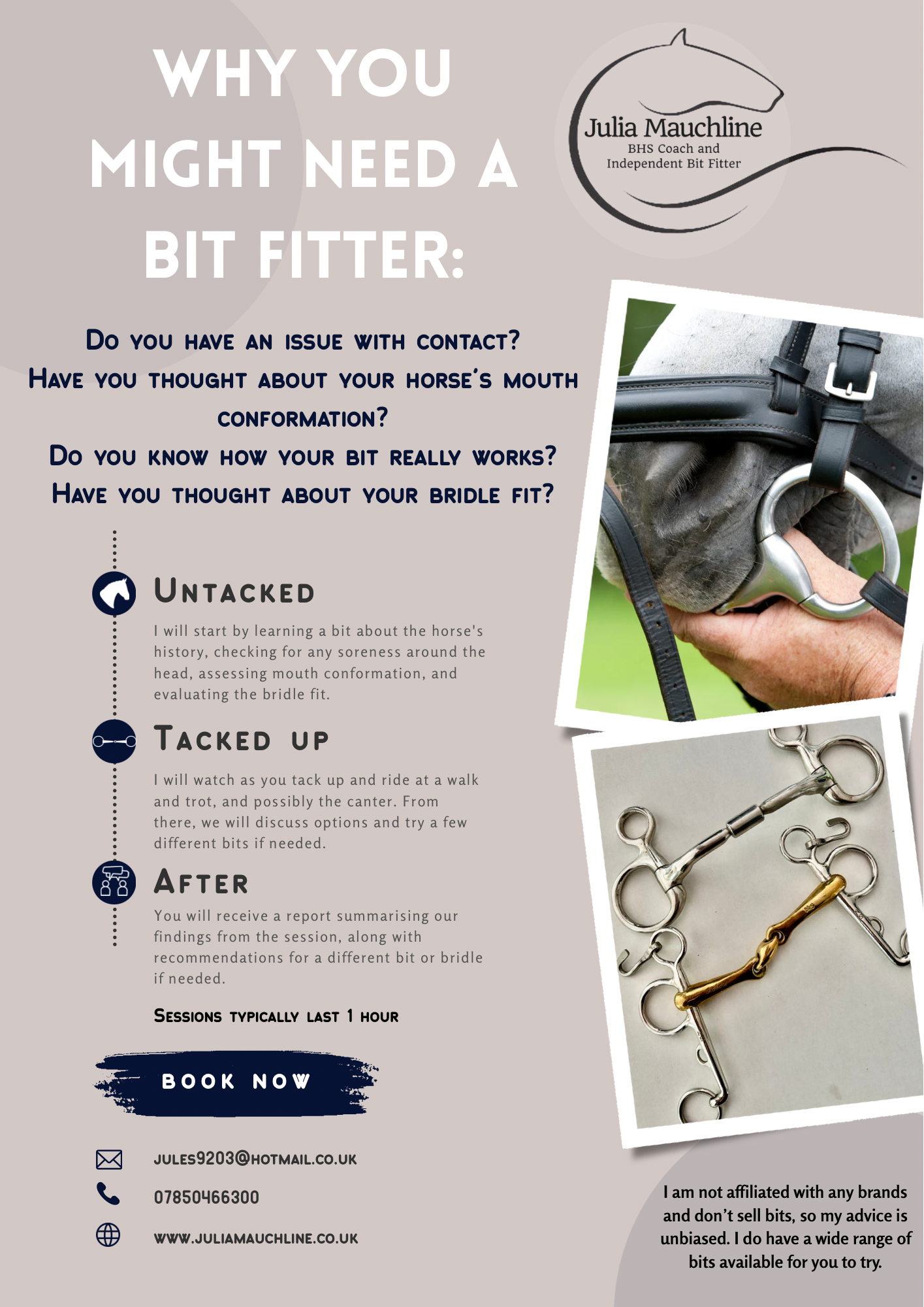 Julia Mauchline Bit & Bridle Fitter photo 2